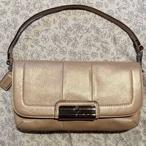 Coach Metallic Convertible Wristlet